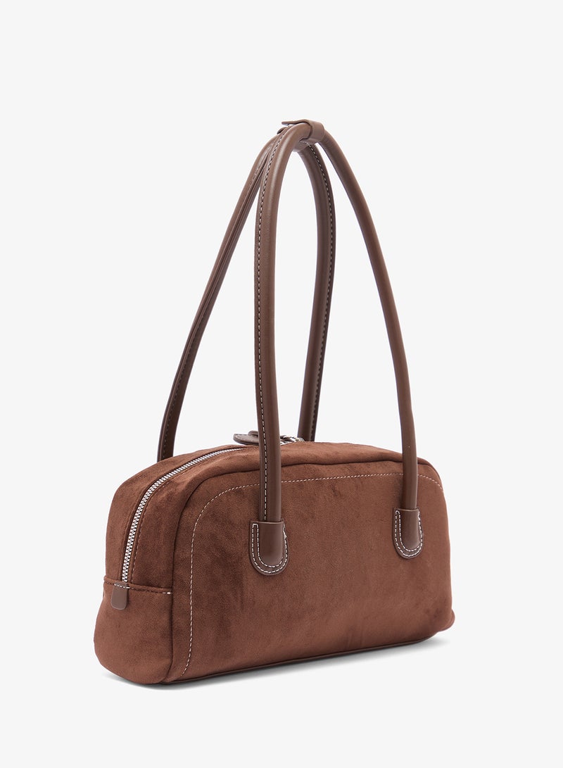 جلاموروس حقيبة كتف من جلد الغزال الصناعي - Image 2